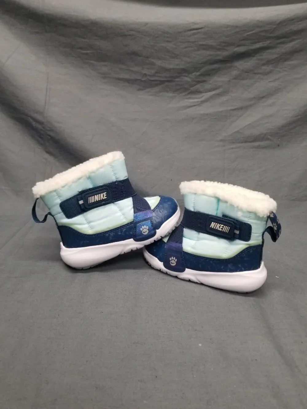 Nike Toddlers Flex Advanced SE Boots Slip-On Blue/ Silver Size 9 NEW IN BOX!